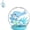 Blue Whale Ball, variant on Crab Ball Cute Sea Creature Marine Life Building Blocks Toy | DIY miniature micro bricks kit for home desktop decor. Creative marine creature model display for kids and adults.