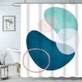 thumbnail image 1 of Waterproof Shower Curtain Polyester Thickened Bathroom Curtain Mildew-proof And Impermeable Bathroom Curtain 1.8M * 2.0M, 1 of 7