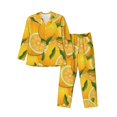 thumbnail image 1 of Balery Yellow Limes Pijama para Hombre de Dos Piezas con Manga Larga, Conjunto de Dormir y Descanso Suave con Bolsillos-X-Large, 1 of 7