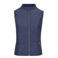 thumbnail image 5 of Women's Quilted Gilet Sale Clearance, Stand Collar Lightweight Zip Padded Vest Body Warmer For Women With Zip Pockets Ladies Quilted Gilet Stand Collar Waistcoat Zip Up Vest Lightweigt Down Jacket, 5 of 7