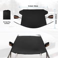 thumbnail image 4 of Car Windshield Snow Cover, 600D Waterproof Car Windshield Cover For Winter Snow Removal Fit for Most Cars Trucks Vans SUVs, No Scratch Frost Guard Dustproof Windshield Cover Protector, 4 of 8
