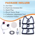 thumbnail image 5 of Air Filter Tune Up Kit for Husqvarna 125B 125BX 125BVX Redmax HB280 HB281 Blower, 5 of 5