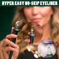 thumbnail image 3 of 1Set Eye Liner Tools Easy Gel Reusable Silicone Eye Liner Brush Eye Liner For Shaky Hands Begin Makeup Curved Applicator Eye Liner Duoo Tool Premium Eye Liner Set, 3 of 8