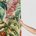 thumbnail image 3 of Orinice  Fall Tropical Shower Curtain for Bathroom,Colorful Monstera Palm with Banana Leaf on Beige Fabric Shower Curtain with Hooks,Country Plant Bathroom Curtain Shower Set,  60x72, 3 of 7
