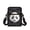 Furry Panda Print, variant on Eheartsgir Camouflage Dog Silhouette Crossbody Bag, Elastic Polyester Zipper Purse with Front Pocket for Women, Travel Hiking Daily Use