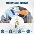thumbnail image 5 of Adhesive Remover, Sticker & Glue Removal Spray Kit with Plastic Scraper, Quickly Removes Stickers, Labels, Glues, Grease for Window Wood and More - 3.3 fl oz, 5 of 7