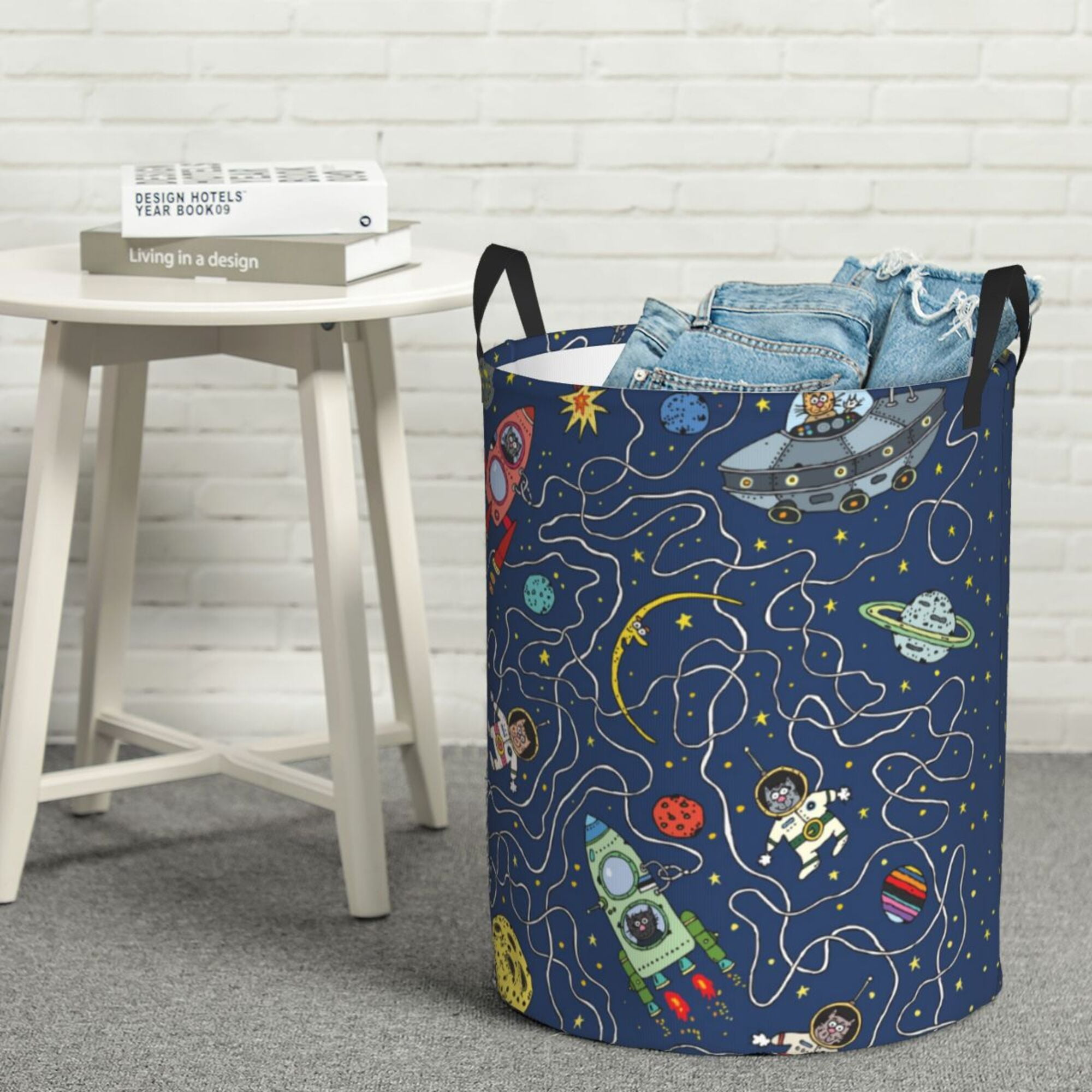 Holographic Trippy Laundry Basket