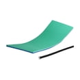 thumbnail image 3 of S SERENABLE Water Float Mat Raft 150cmx55cmx2.2cm Roll up Mattress for Adults Beach Play Green Blue, 3 of 9
