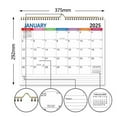 English Wall Calendar Calendar 20252026 from January 2025 to June