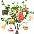 thumbnail image 2 of 18 Pcs Back to School Paper Hangings Ornaments Party Decorations Astetic Room Emblems Tree Pendants Decors, 2 of 6