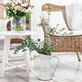 thumbnail image 2 of Efavormart 9" Vintage Metal Decorative Garden Water Pitcher Centerpiece, Rustic Shabby Chic Milk Jug Flower Vase, 2 of 11