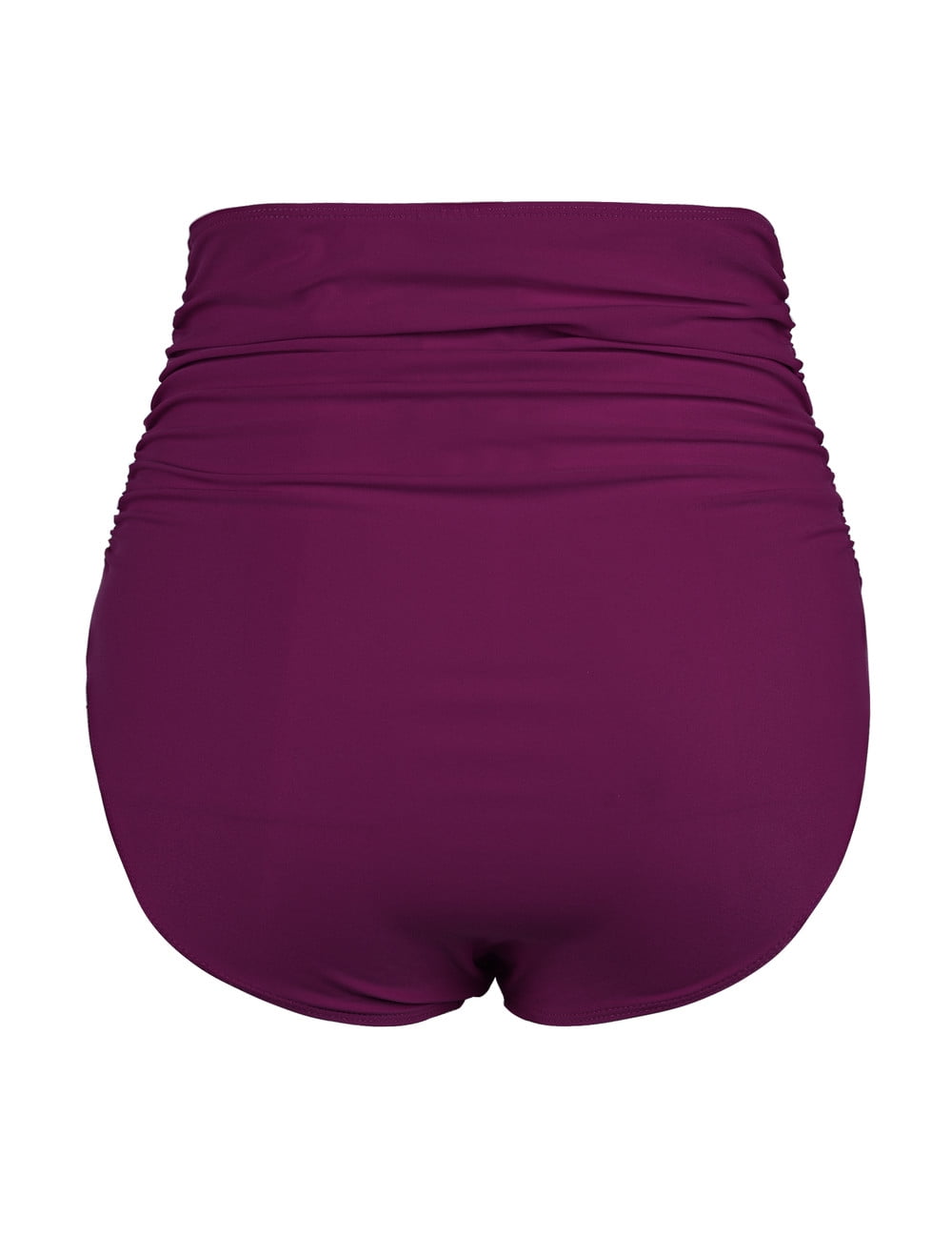 Hilor Women's High Waisted Bikini Bottom Shirred Hispter Tankini Briefs Swim Shorts