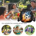 thumbnail image 6 of Jeiento Football Lunch Bag Insulated Cooler Lunch Box with Shoulder Strap Small Bento Tote Bag to Keep Food Cold and Hot Cool Flame Water Lunchbox for Little Boys Girls Toddler, 6 of 6