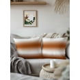 thumbnail image 2 of Outdoor Pillows Waterproof, Burnt Orange Ombre Throw Pillows with Inserts Included, Modern Gradient Abstract Aesthetics Art Indoor Outdoor Decorative Lumbar Pillow for Bed/Couch/Patio 18"x18", 2Pcs, 2 of 8