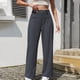 thumbnail image 1 of TaTaai Women's Solid Color Corduroy Sweatpants Elastic Waist Long Trousers with Pockets Casual Loose Sport Pants for Daily Outdoor Wear Gift, 1 of 5
