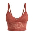 thumbnail image 4 of No Boundaries Crossover Floral Lace Bralette, Women’s and Women’s Plus, Sizes S-XXXL, 4 of 4