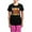 With Pink Pant, variant on CafePress - Women's Dark Pajamas - Women's Short Sleeve Print T-Shirt and Pants Dark Cotton Pajama Set