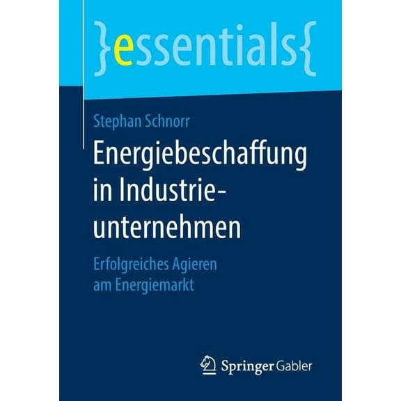 Essentials Energiebeschaffung in Industrieunternehmen: Erfolgreiches Agieren Am Energiemarkt, (Paperback)