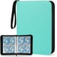 thumbnail image 1 of Estuche para tarjetas de colección con cremallera de PU de 4 cuadrículas y color sólido, 1 of 2