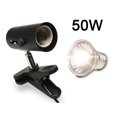 thumbnail image 1 of Kit de lámpara para reptiles con soporte de luz de cerámica con Clip, conjunto de lámpara de calefacción UV para tomar el sol de tortuga, iluminación de lagarto para tortugas Xemadio 2030200-2, 1 of 1