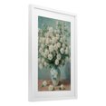 thumbnail image 2 of Stupell Industries Cottage Lush Bouquet of White Roses White Framed Print Under Glass, 14 x 20, by Petals Prints Design, 2 of 8