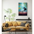 thumbnail image 2 of WFSposter-Elephant Wall Art Mindset Motivation Office Wall Canvas Animals Poster Framed Artwork for Living room Ready to Hang, 2 of 6