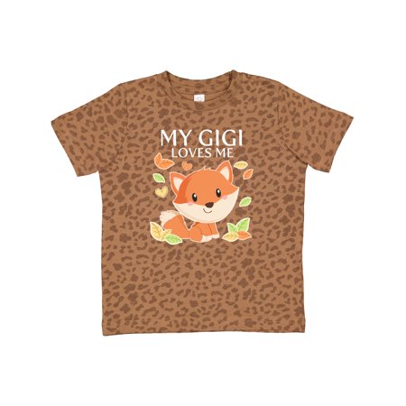 

Inktastic My Gigi Loves Me- Little Fox Gift Toddler Boy or Toddler Girl T-Shirt
