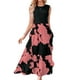 thumbnail image 1 of Vestido elegante para mujer Vestido informal dividido irregular Vacaciones junto al mar (Rosa S) Tmvgtek Para estrenar, 1 of 2