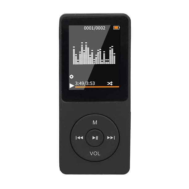 Reproductor MP3 MP4, Práctico Reproductor MP3 MP4 Inalámbrico ABS De 1,8 Pulgadas Con Sonido Sin Pérdidas Para Vídeos Musicales