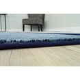 thumbnail image 5 of Planet Rugs Premium 3D Thick Abstract Indoor Area Rug 327 Navy Blue 6'6''x6'6'' Round, 5 of 10