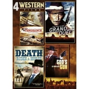 4 Western Films: Kid Vengeance Grand Duel Death Rides A Horse God's Gun by