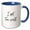 Blue/White, variant on 3drose, I Got Tea Yall - Humorous Funny Chatty Sassy Girly Gossip Slang Humor, 11oz Two-tone Blue Mug