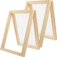 thumbnail image 1 of QUMIIRITY 2pcs Wooden Mould and Frame for Paper Making DIY Fun Crafting, 1 of 7