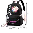 thumbnail image 2 of Hello Kitty Backpack Girls Student School Cartoon Mochila Escolar Back To School Backpack Bookbag Women Rucksack Birthday Gift tzw, 2 of 7