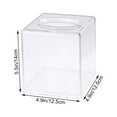 thumbnail image 2 of Luxshiny Caja Organizadora Para Pañuelos Acrílica Transparente Ideal Para Y Escritorio, 2 of 6