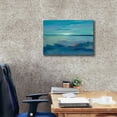 thumbnail image 3 of Epic Graffiti 'Blue Ciel' by Victoria Jackson, Canvas Wall Art, 26"x18", 3 of 8