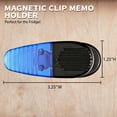 thumbnail image 5 of 10 Magnetic Memo Holders Set - Large Clip, Plastic - TBlue, 5 of 5