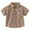 AB39 Coffee, variant on Tisuna Button Down T Shirt For Boys Toddler Dinosaur Print Short Sleeve Lapel Neck Tops Casual Cute Boys Child Summer Outfits Beige Size 3-4 Years