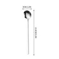 thumbnail image 3 of MORESEC under $5 Stainless Steel Spoon, 304 Stainless Steel Small Round Spoon Coffee Stirring Spoon, Elegant Design for Kitchen Cafe, Easy Clean Dishwasher Safe, Versatile for Tea Cocktails Beverages, 3 of 6