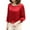 Red, variant on Women Blouses Sequin Pocket Tops Women Long Sleeve Womens Athletic Top Long Sleeve Shirt Stylish Ladies Summer Floral Tops Ladies Sleeves Womens Muscle Tee Workout Dressy Shirts Party Dressy Red 2XL