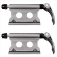 thumbnail image 1 of 2X Bicycle Fork Mount Bike Block Fork Mount Front Wheel Fork Fixing Holder Cycling Fork Rack Accessories,Titanium,2 * Bicycle Fork Mount,deep titanium, 1 of 6