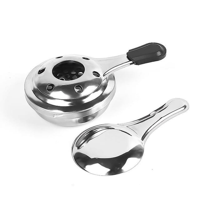 Quemador de alcohol, quemador de alcohol para fondue, quemador de alcohol en gel, acero inoxidable, 15,5 x 9,9 x 4,8 cm