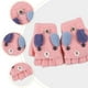 thumbnail image 3 of Guantes convertibles con dibujos animados en la parte superior abatible para niños pequeños, mitones de punto de lana sin dedos para invierno 874, 3 of 5