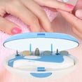 thumbnail image 1 of Lima eléctrica para uñas, cortadora de uñas silenciosa 6 en un con , cortadora de uñas para bebés, adultos, , uñas para bebés, Baoblaze Cortauñas eléctrico, 1 of 8