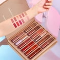 thumbnail image 6 of Kokovifyves 12 Color Book Lipstick Set Matte Pearl Non Stick Cup Lip Gloss Lipstick, 6 of 9