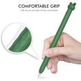 thumbnail image 4 of ER (Apple Pencil 1.ª, Rana) Lindo estuche de dibujos animados para Apple Pencil 1.ª generación, funda de silicona suave, accesorios de protección Apple Pencil 1.ª generación Rojo Verde, 4 of 5