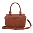 thumbnail image 3 of Wrangler Purse for Women Detachable Strap Satchel Bag Fringe Crossbody Purse Shoulder Bags, Brown, 3 of 7
