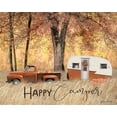 thumbnail image 2 of Deiter, Lori 24x20 Black Ornate Wood Framed with Double Matting Museum Art Print Titled - Fall Camping, 2 of 4