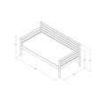 thumbnail image 5 of Kodiak Furniture Boho Daybed and Trundle in Barbados Brown with Aqua Mattresses, 5 of 6