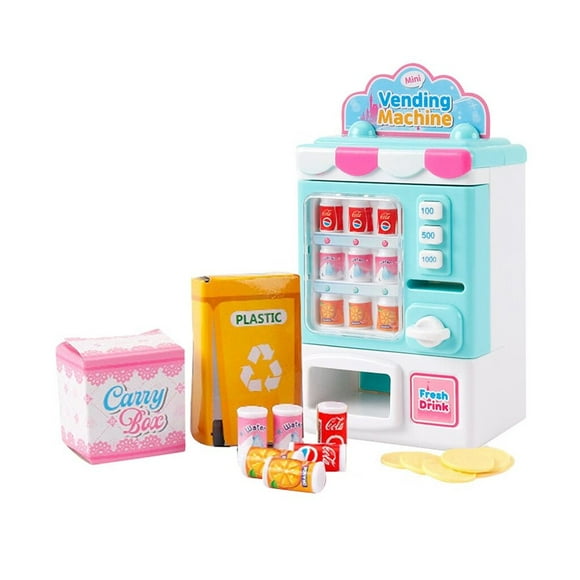 Kids Toys Vending Machine Beverage Machine Simulation Home Shopping Set Toys